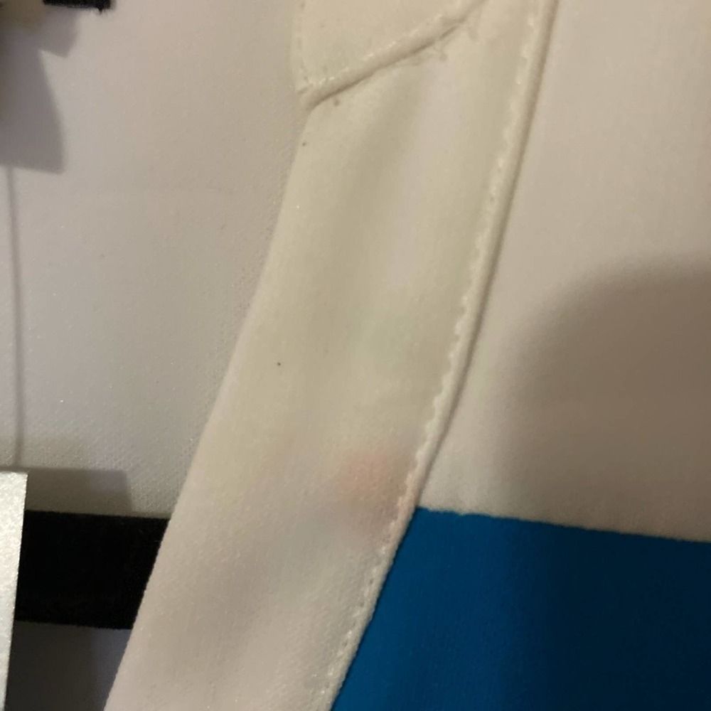 NWT Ann Taylor Blue Sleeveless Color Block Dress - Picture 5 of 5